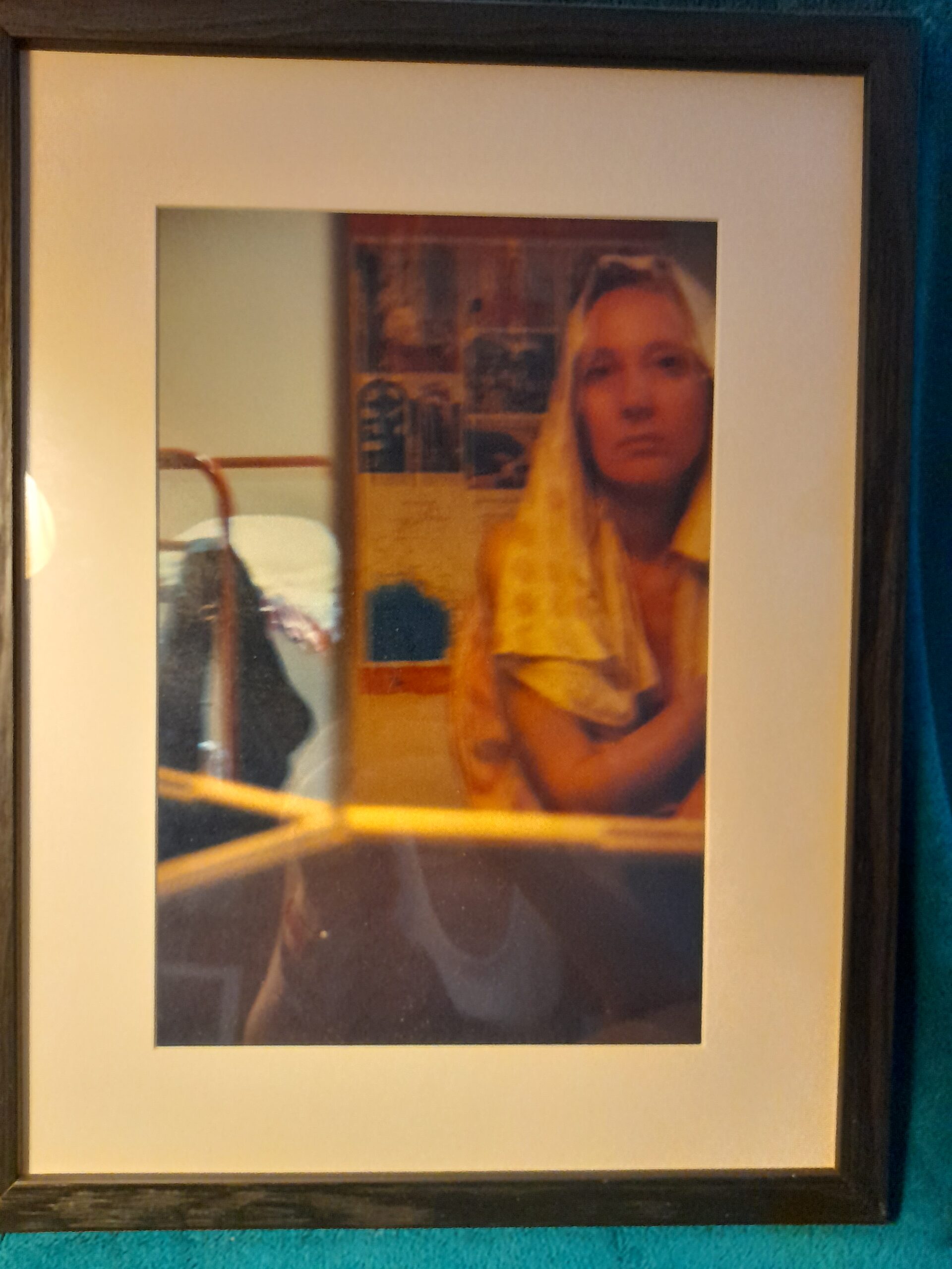 Après le bain, autoportrait de Martine Debair